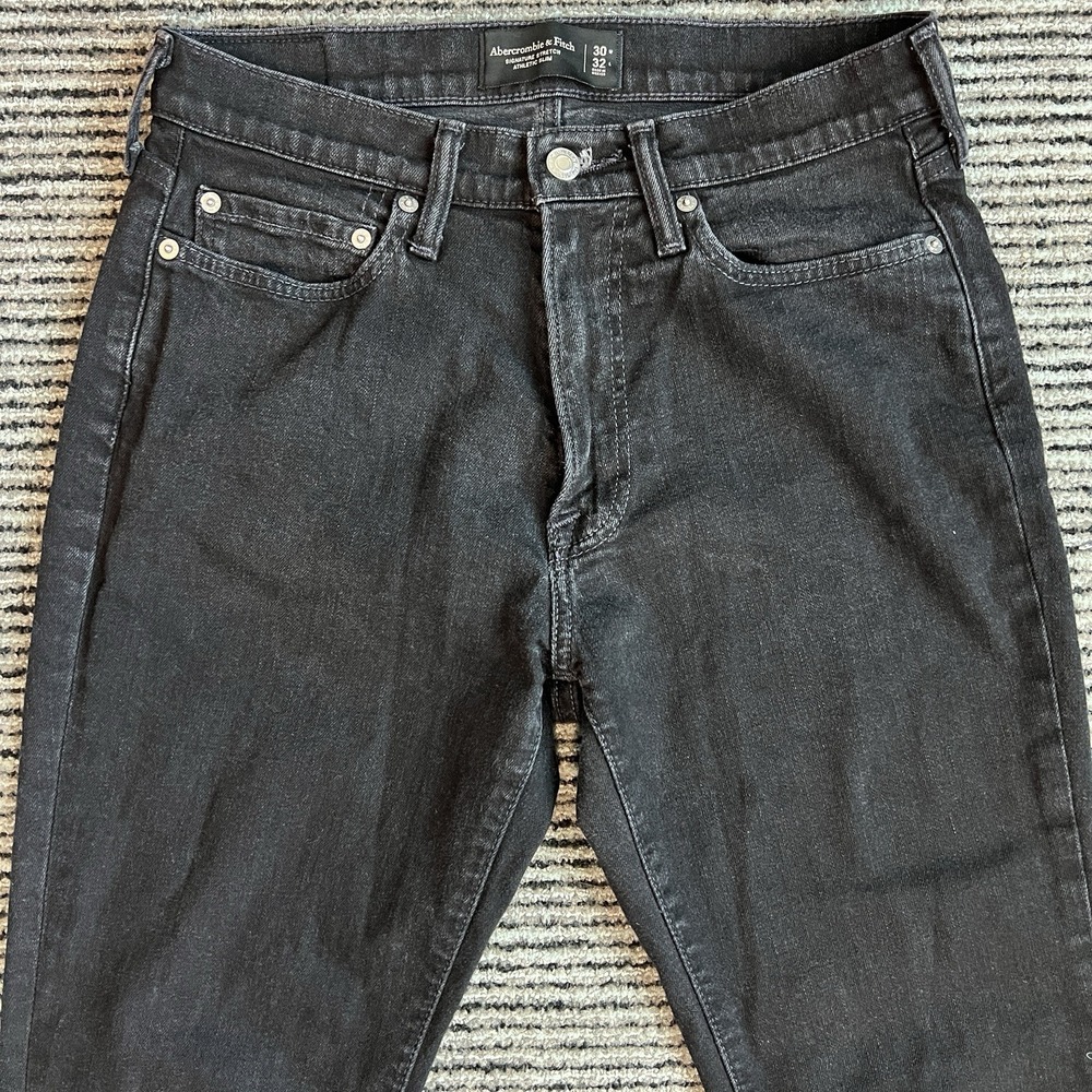 Abercrombie & Fitch Men's Slim Black Jeans
